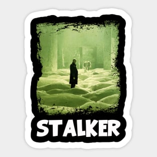 Wear the Echoes STALKERs Movie's Atmospheric Tension Infused into Every Fiber Sticker